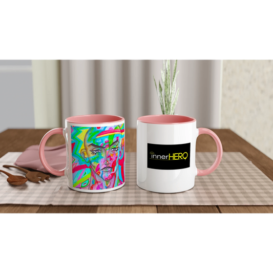 Our Pink ceramic Mug featuring "Be You"